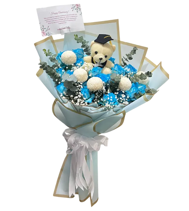 blossom-breeze-buket-bunga-boneka-wisuda-biru-jakarta-chiara-florist1
