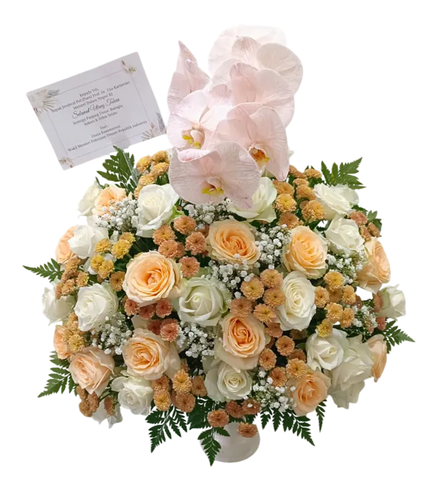 ethereal-peach-crown-rangkaian-bunga-meja-jakarta-chiara-florist1
