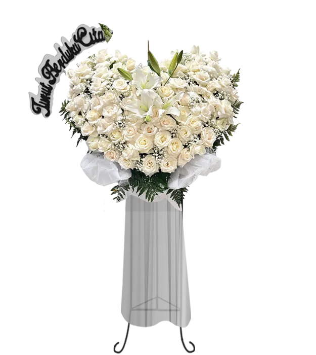 white-love-standing-flower-putih-duka-cita-jakarta-chiara-florist1